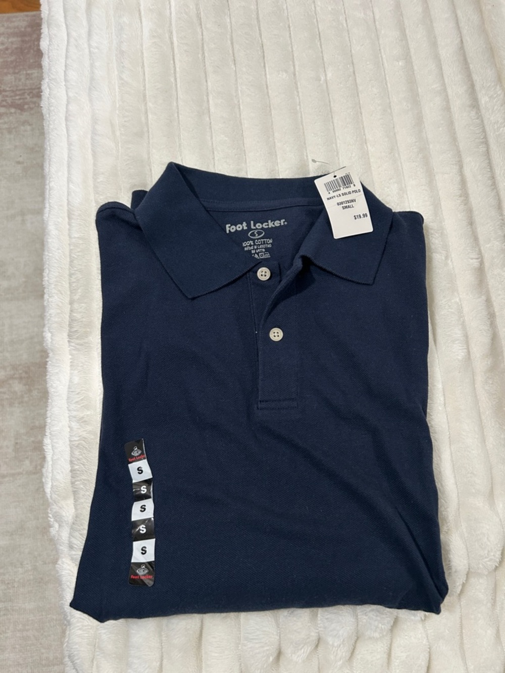 Foot Locker Men's Navy Short-Sleeve Polo